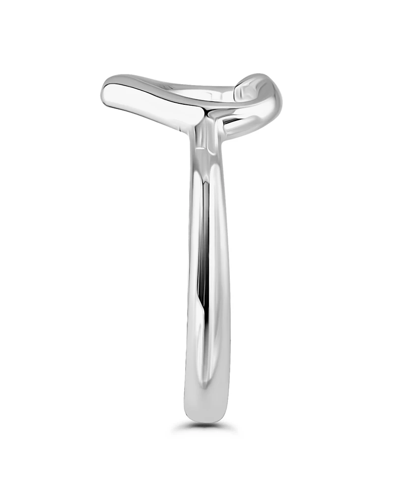 Giani Bernini Open Heart Polish Adjustable Toe Ring. Sterling Silver. Created for Macy's.