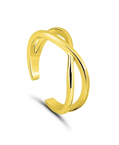 Giani Bernini Polish Infinity Sign Adjustable Toe Ring. Sterling Silver. Created for Macy's.