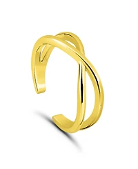 Giani Bernini Polish Infinity Sign Adjustable Toe Ring. Sterling Silver. Created for Macy's.