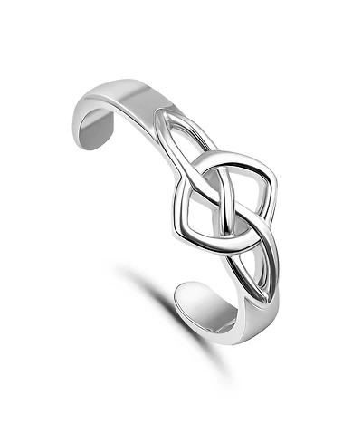 Giani Bernini Celtic Sign Adjustable Toe Ring. Sterling Silver. Created for Macy's.
