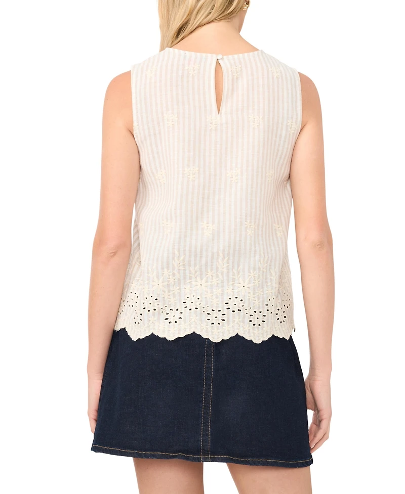 Vince Camuto Women's Crewneck Blouse