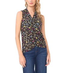 Vince Camuto Women's Printed Wrap Top