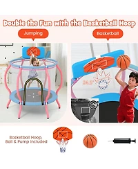Slickblue Kids Pumpkin Trampoline for Indoor and Outdoor Play