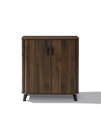 LuxenHome Manufactured Wood Door Storage Cabinet