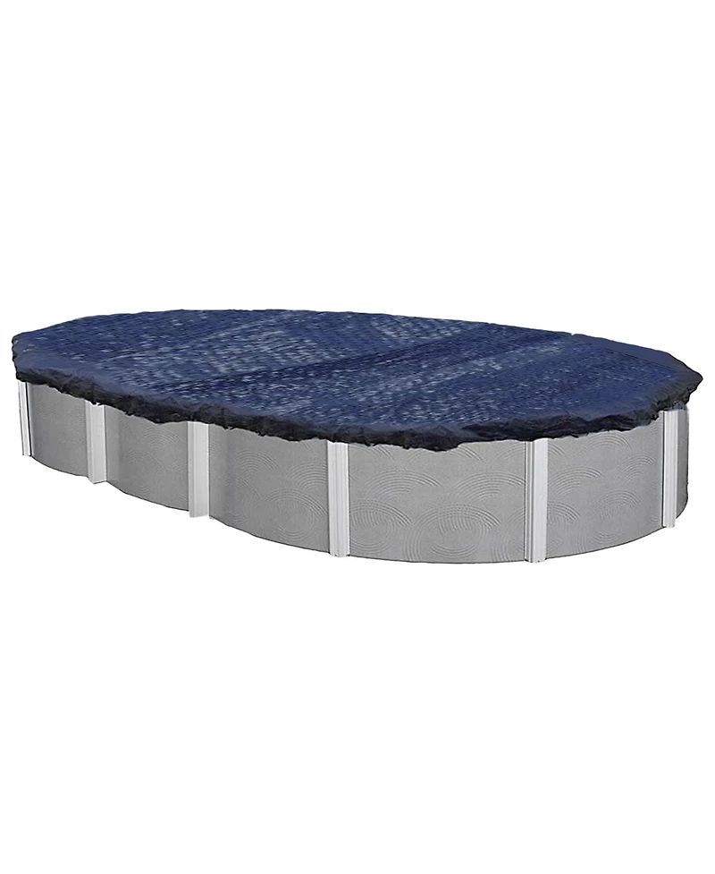 Swimline 18 x 33 Foot Oval Above Ground Heavy Winter Swimming Pool Cover