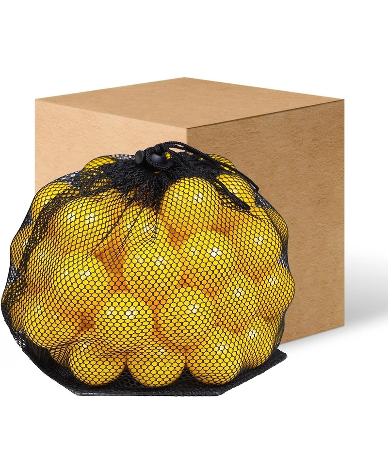 Furlihong Pack of 60 Ping Pong Size Baseball Training Balls 5 Inch Circumference Lightweight Plastic Practice Balls