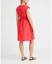 Ellen Tracy Women's Bubble Hem Dress