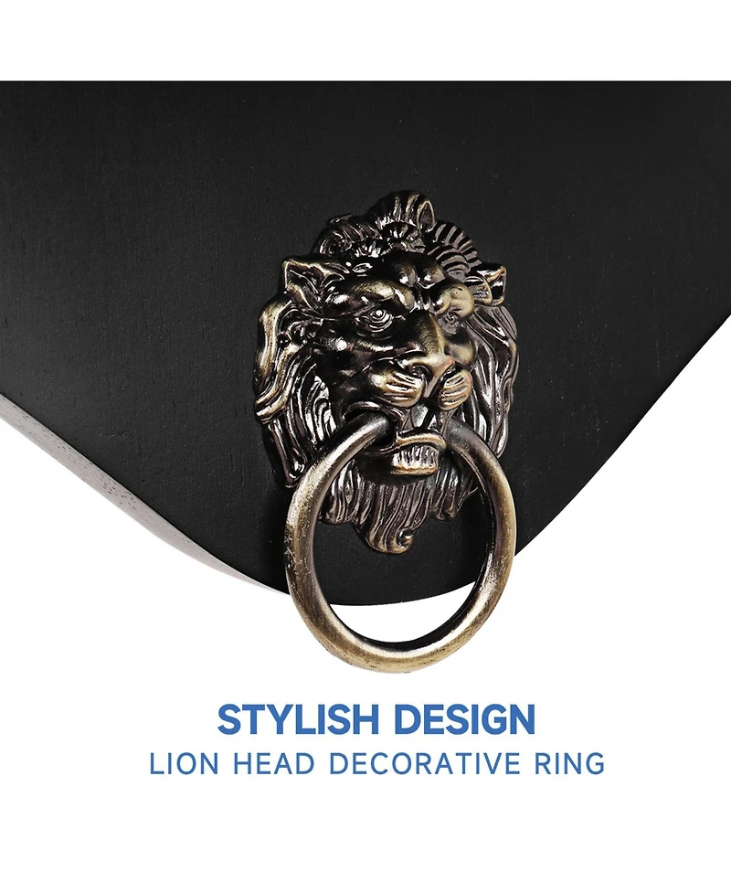 Gse Games & Sports Expert Wall Mounted Wood Cone Chalk Holder, Pool Table Billiard Accessories