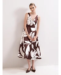 Phase Eight Women's Delicia V-Neck Print Dress