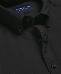 Charles Tyrwhitt Men's Button-Down Stretch Washed Oxford Slim-Fit Shirt