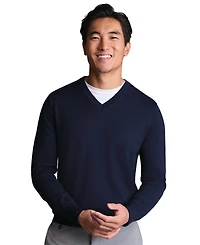 Charles Tyrwhitt Men's V-Neck Regular-Fit Sweater