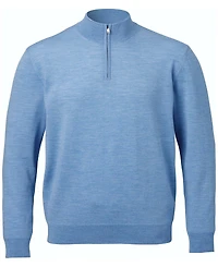 Charles Tyrwhitt Men's Long Sleeve Quarter-Zip Merino Wool Sweater