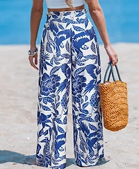 Cupshe Women's Overcast Floral Pants