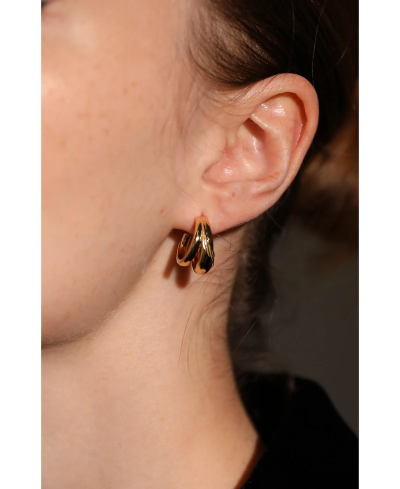 Retro Chic Leaf Earrings