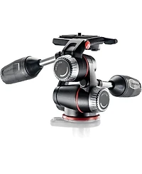 Manfrotto X-pro 3-Way Tripod Head, for Camera Tripods, Fluid Ball Head, Camera Stabilizer, Photography Accessories