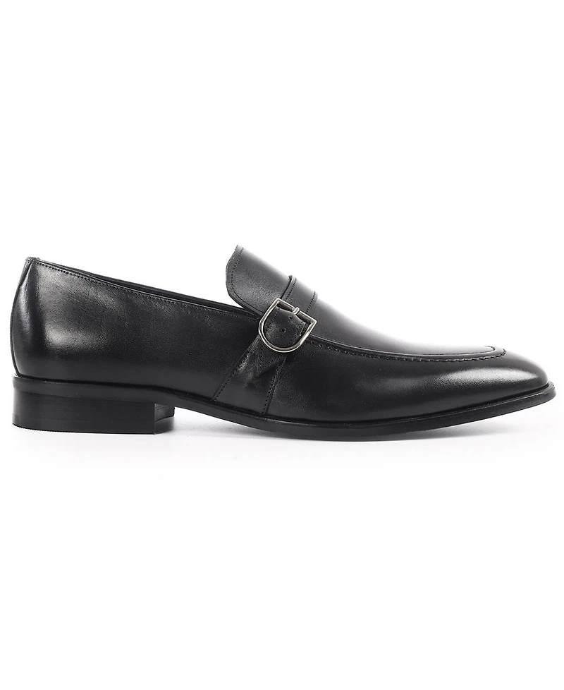 Vellapais Men's Classic Monk Strap Loafers
