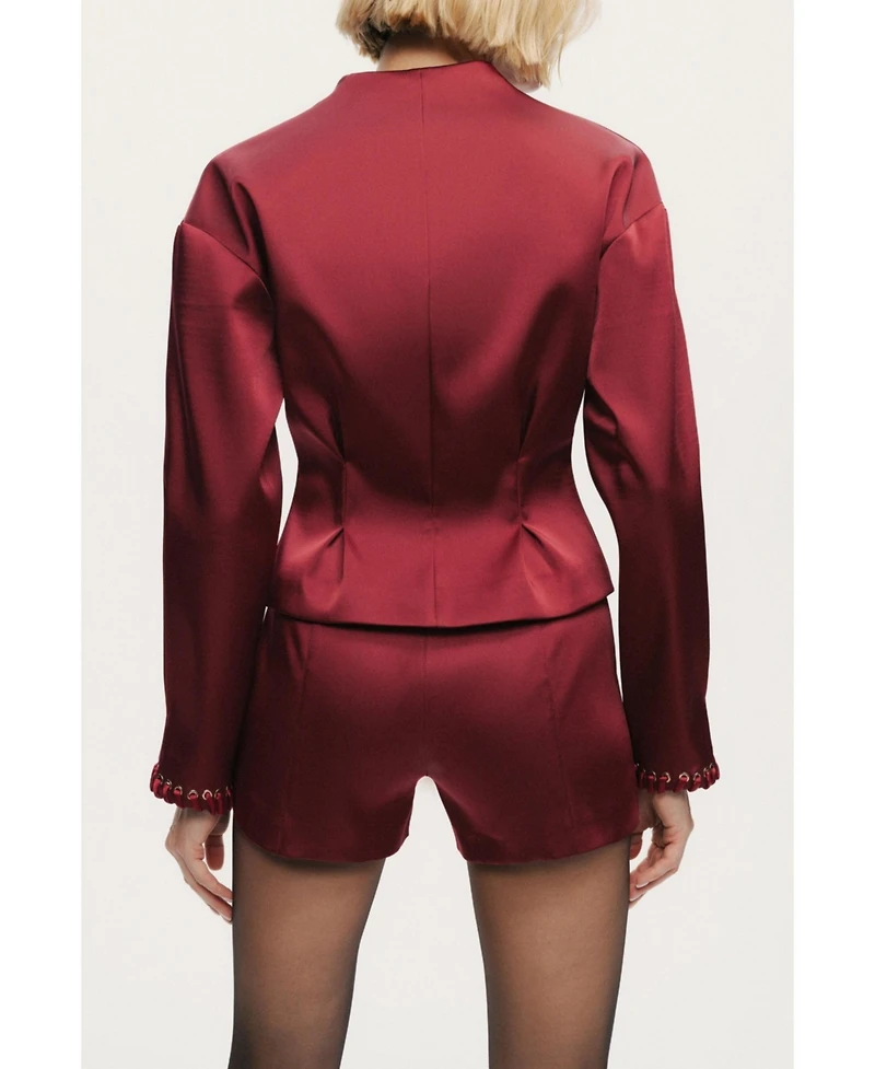 Nocturne Women's Hook-Closure Cropped Jacket