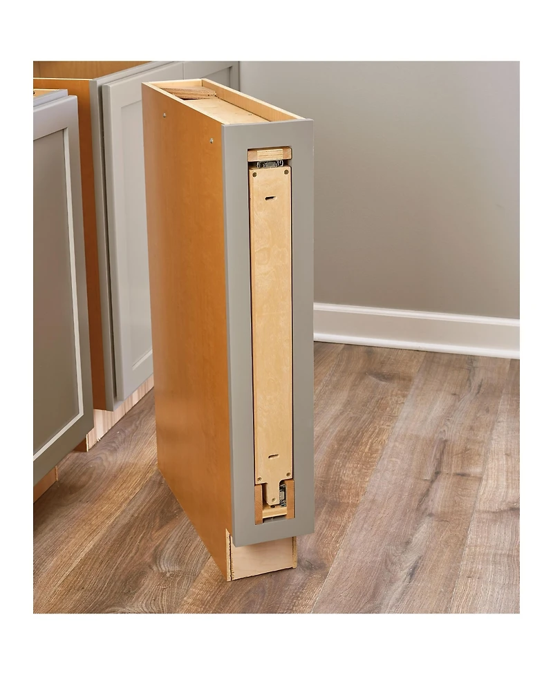 Rev-a-Shelf 6" Pullout Shelf Organizer Rack for Cabinet Base Insert, 438-bc-6C