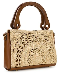 Patricia Nash Estelle Straw Medium Tote Bag