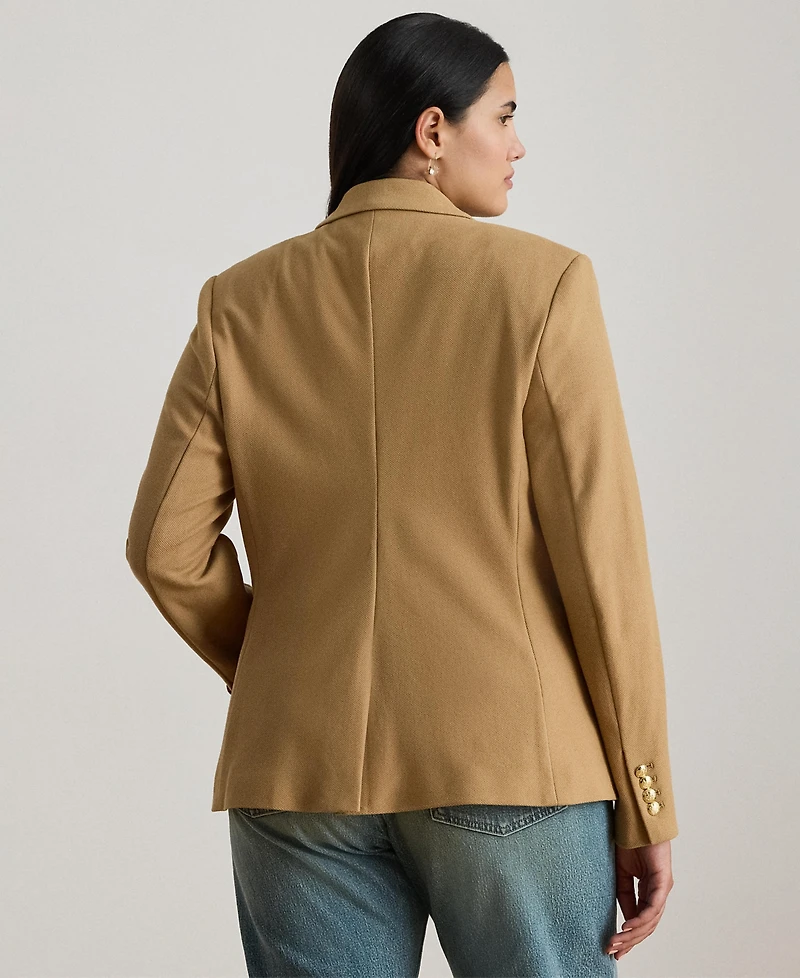 Lauren Ralph Plus Anfisa Bullion Jacquard Blazer