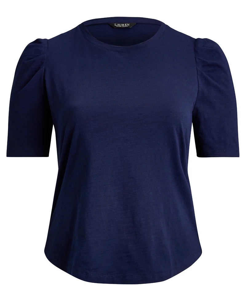 Lauren Ralph Plus Hamida Knit Crew Neck Top