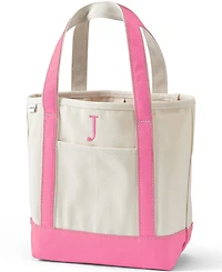 Lands' End Pre-Monogrammed Letter J Canvas Tote Bag
