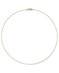 Curata Jewelry Solid 18K Yellow Gold Twisted Cable Collar Necklace 16 Inch or 18 Inch 0.5mm Wide Collar Necklace