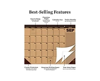 Tf Publishing Paper Goods July 2026 - June 2027 Trail + Timber Large Desk Pad Monthly Blotter Calendar