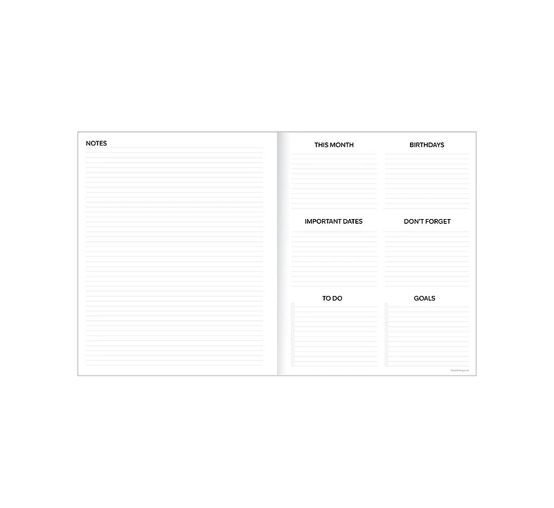 Tf Publishing Paper Goods July 2026 - June 2027 Exotic Palms Large Monthly Planner