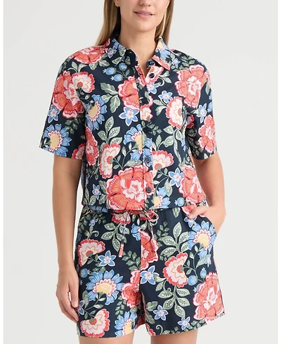 Ellen Tracy Women's Camp Shirt