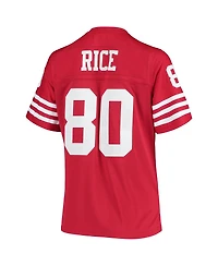 Women's Jerry Rice Scarlet San Francisco 49ers 1990 Legacy Replica Jersey