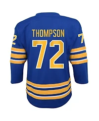 Outerstuff Big Boys and Girls Tage Thompson Blue Buffalo Sabres Home Replica Jersey