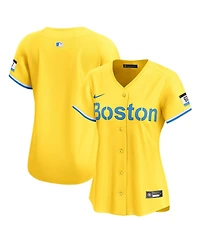 Nike Women's Yellow Boston Red Sox City Connect Limited Jersey