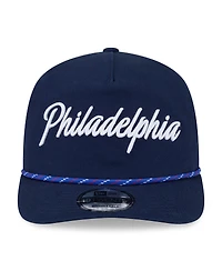 New Era Men's Navy Philadelphia 76ers 2025/26 City Edition 19TWENTY Adjustable Hat