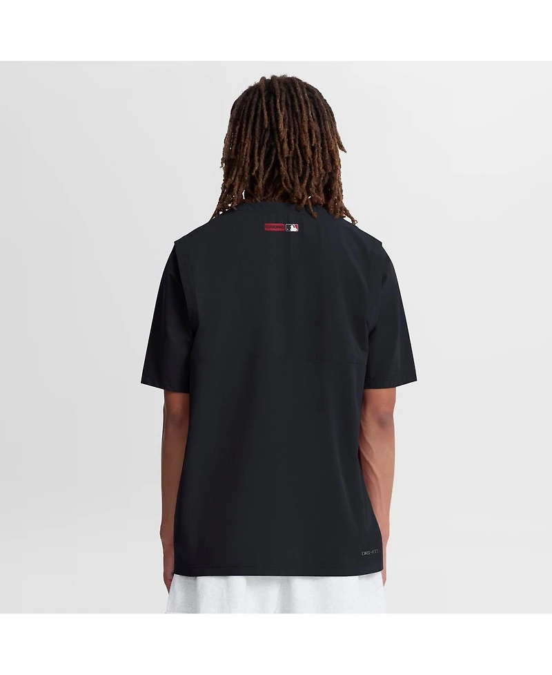 Nike Men's Navy Cleveland Guardians Authentic Collection Dri-fit Quarter-Zip Windshirt