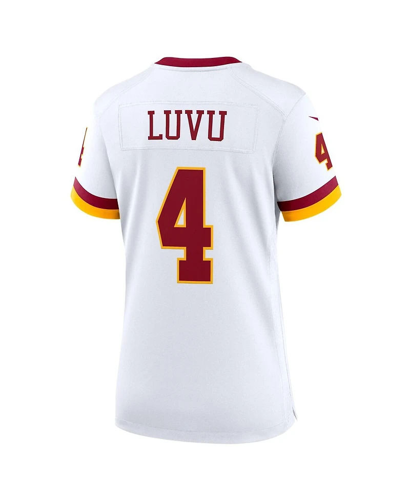 Nike Women's Frankie Luvu White Washington Commanders Game Super Bowl Era Jersey