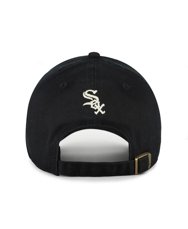 '47 Brand Women's Black Chicago White Sox Zoey Clean Up Adjustable Hat