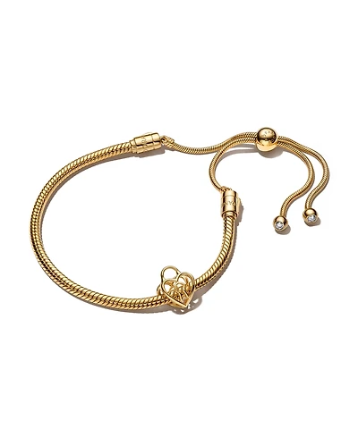 Pandora Golden Padlock Bracelet Gift Set