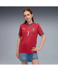 Puma Big Boys and Girls Cristiano Ronaldo Red Portugal National Team 2026 Home Replica Jersey