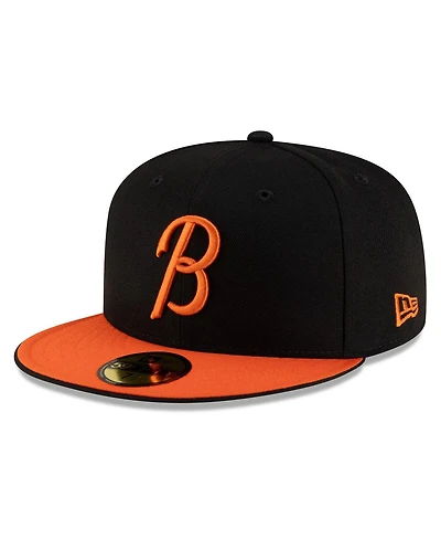 New Era Men's Black/Orange Baltimore Orioles Authentic Collection 59FIFTY Fitted Hat