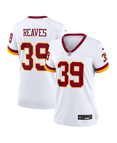 Nike Women's Jeremy Reaves White Washington Commanders Game Super Bowl Era Jersey