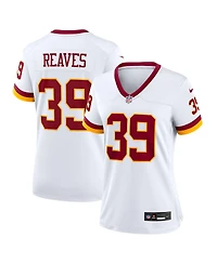Nike Women's Jeremy Reaves White Washington Commanders Game Super Bowl Era Jersey