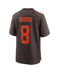 Nike Men's Dillon Gabriel Brown Cleveland Browns Alpha Dawg Game Jersey