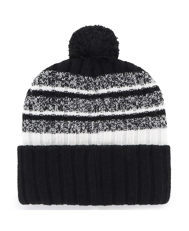 '47 Brand Men's Black New England Patriots Super Bowl Lx Tavern Cuffed Knit Hat with Pom
