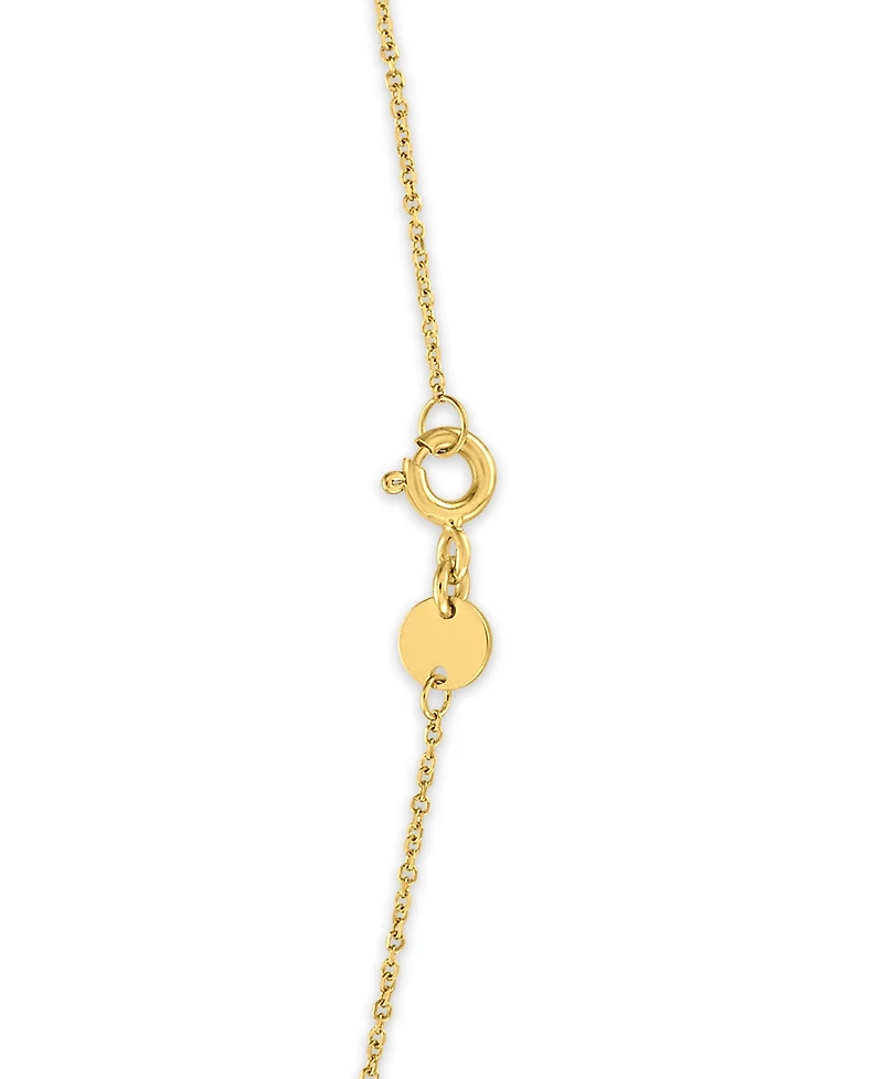 Macy's Polished Smile Necklace in 10k Gold