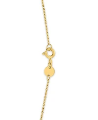 Macy's Polished Smile Necklace in 10k Gold