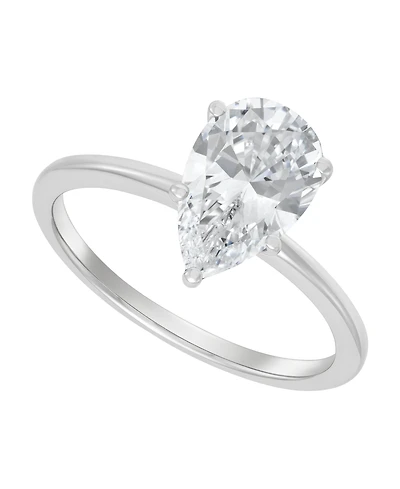 Grown With Love Igi Certified Lab Diamond Solitaire Engagement Ring (2 ct. t.w.) 14k Yellow Gold (Also White Gold)