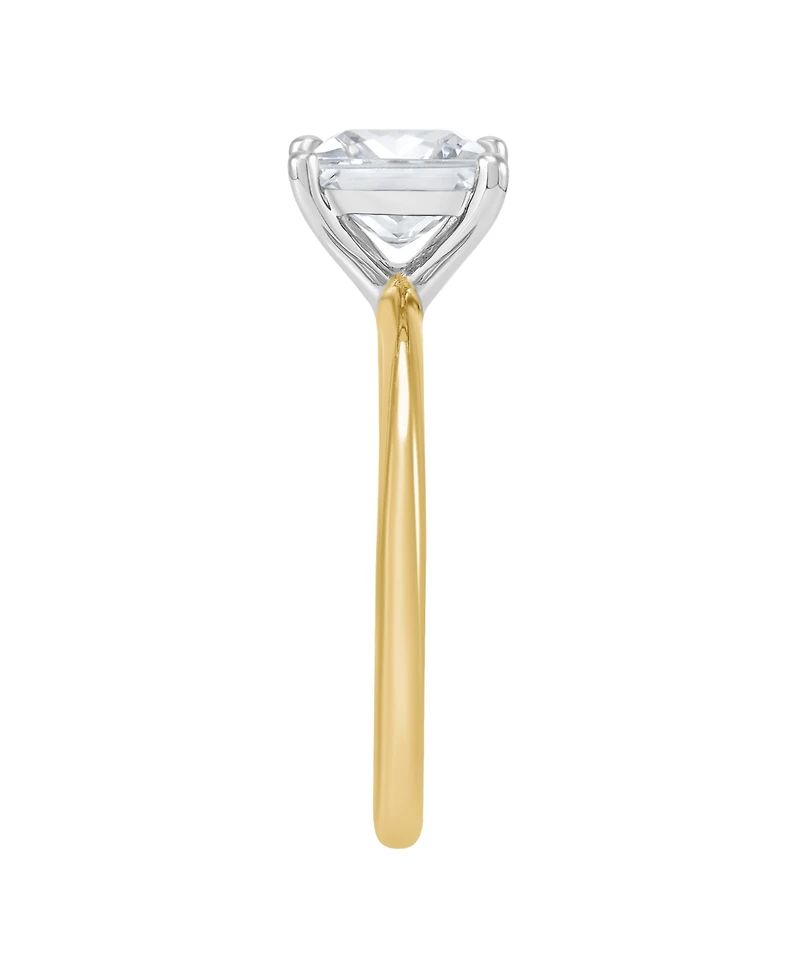 Igi Certified Lab Grown Diamond Solitaire Engagement Ring (2 ct. t.w.) 14k White Gold or Two Tone