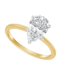 Grown With Love Igi Certified Lab Diamond Solitaire Engagement Ring (2 ct. t.w.) 14k Yellow Gold (Also White Gold)