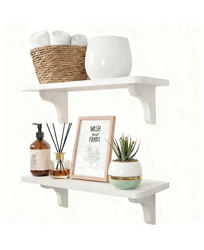 Yigii Floating Shelves, Heavy Duty, Easy Install, Versatile for Any Room